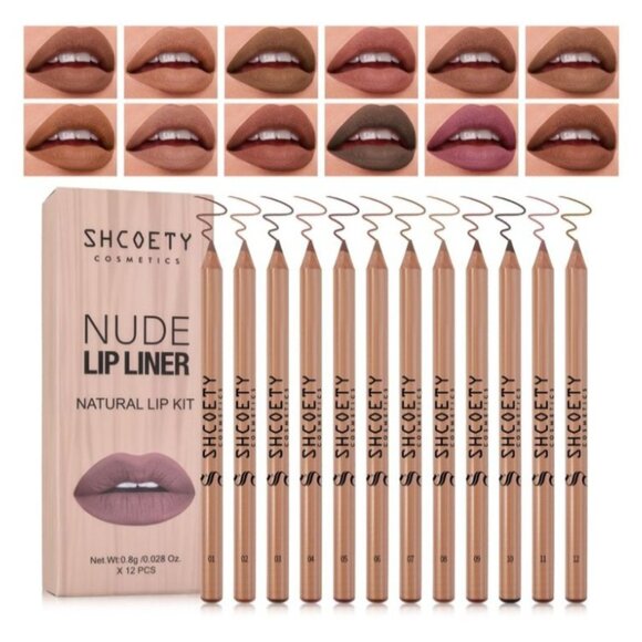 Shcoety Cosmetics NUDE Natural Lip Liner Kit - Picture 2 of 3